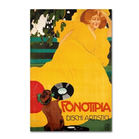 Vintage Apple Collection 'Fonotipia' Canvas Art,30x47